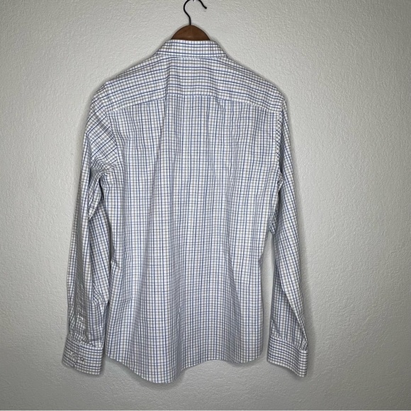 UNTUCKit Slim Fit Wrinkle Free Verdanel Checkered Button Down Shirt Men's Large - Picture 8 of 15